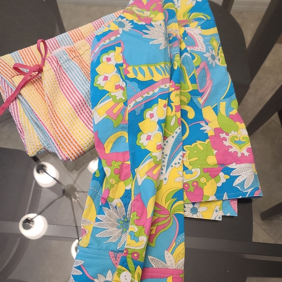 Vintage/Retro mod women's cotton-stretch jacket and striped cotton pants. - Picture 7 of 7